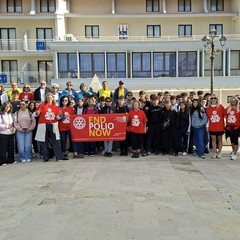 “Una camminata, un solo obiettivo: eradicare la Polio”: ieri mattina l’evento a Margherita di Savoia