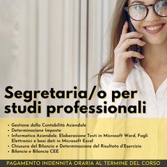 Corso segretario per studi professionali