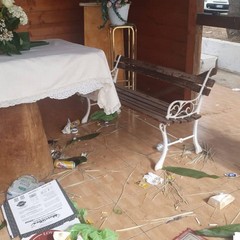 Vandalizzata la cappella di San Pio, Don Michele: «Bisogna rispettare i luoghi della collettività»