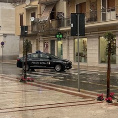 Maltempo a Margherita di Savoia: intensa pioggia e temporali