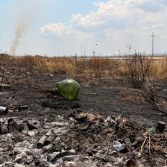 A Margherita di Savoia continua l'emergenza incendi