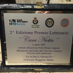 Al via la seconda edizione del premio letterario 'Cara Nietta'