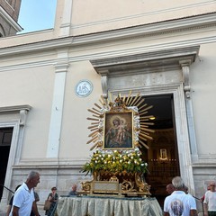 Margherita di Savoia celebra la festa della Beata Vergine Maria del Monte Carmelo
