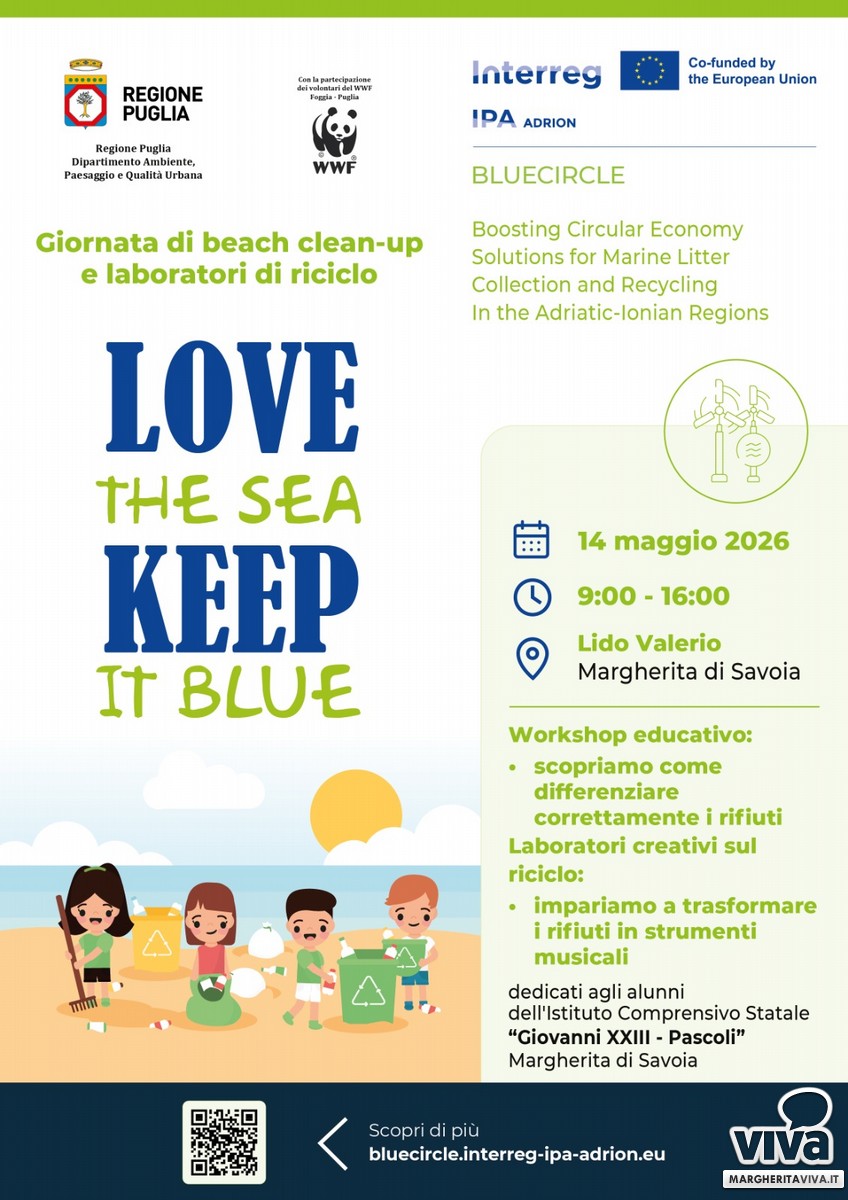 Locandina "Love the sea. Keep it blue"