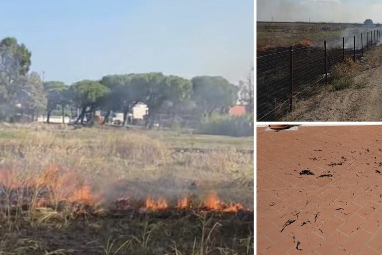 Incendio di sterpaglie accanto alla chiesa di San Pio, Don Michele: «Chiediamo decoro e responsabilità»