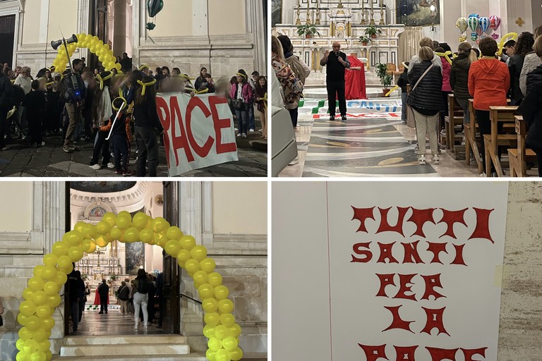 “Tutti Santi per la pace”: i bambini di Margherita di Savoia celebrano la vigilia di Ognissanti