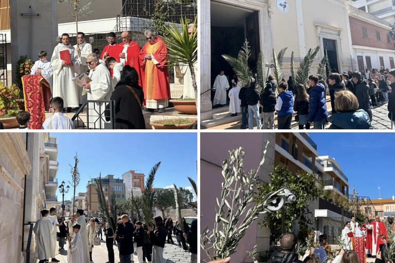La comunità di Margherita di Savoia celebra la Domenica delle Palme