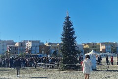 Vigilia di Natale in spiaggia a Margherita di Savoia