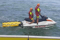 Mare in sicurezza, servizio con idromoto attivo sulla costa di Margherita di Savoia