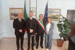 L’allievo ufficiale dell’Accademia Aeronautica Nicola Rizzi ricevuto dal sindaco Lodispoto