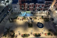 Nuova illuminazione in Piazza Marconi: luce calda LED di ultima generazione