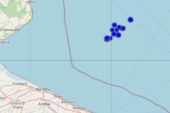 Sequenza sismica al largo delle coste di Margherita di Savoia