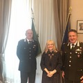 Il Prefetto Cerniglia saluta il nuovo comandante dei Carabinieri Forestali