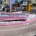 Danneggiata la  "rotonda rosa " a Margherita di Savoia