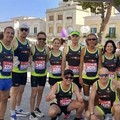 Alcuni atleti della Margherita di Savoia Runners alla Diomediade di Canosa