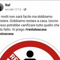 Coronavirus, Raf ai suoi fans: «Vi prego, restate a casa»