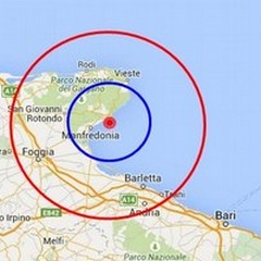 Scossa di terremoto nel golfo di Manfredonia