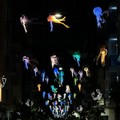 Luci come  "meduse volanti ", Margherita di Savoia si veste a festa per il Festival Internazionale dell’Aquilone