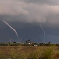 Maltempo su Margherita: sulla costa avvistate anche piccole trombe d'aria