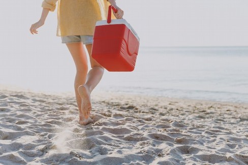 cibo in spiaggia