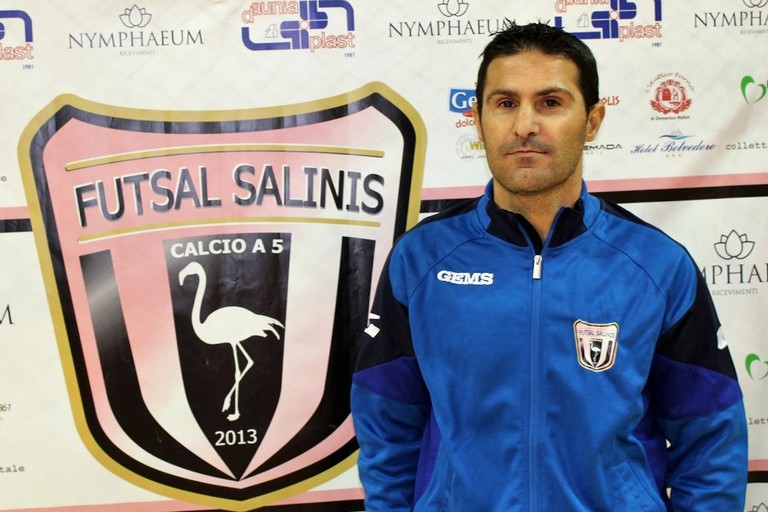Enrico Cocco, tecnico del Futsal Salinis