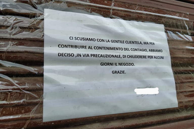 Negozio chiuso