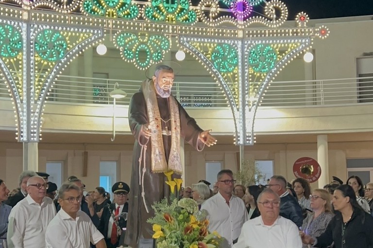 Margherita di Savoia celebra i festeggiamenti in onore di San Pio
