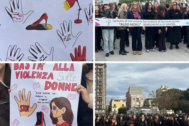 A Margherita di Savoia un corteo per dire basta alla violenza sulle donne