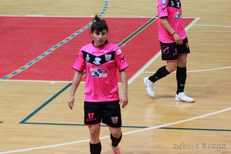 Maite della Futsal Salinis Margherita. <span>Foto Débora Braga</span>