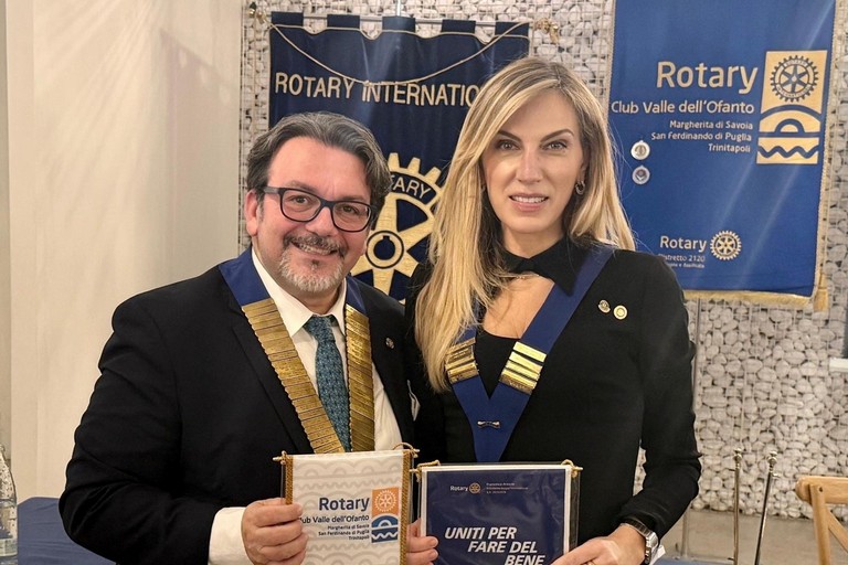 Visita ufficiale del Governatore al Rotary Club Valle dell’Ofanto a Margherita