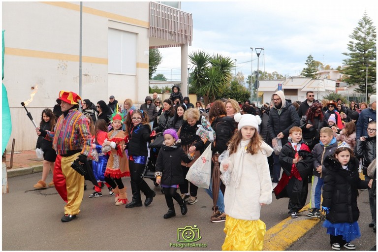 Carnevale del rione San Pio di Margherita. <span>Foto Fotografo Amico</span>