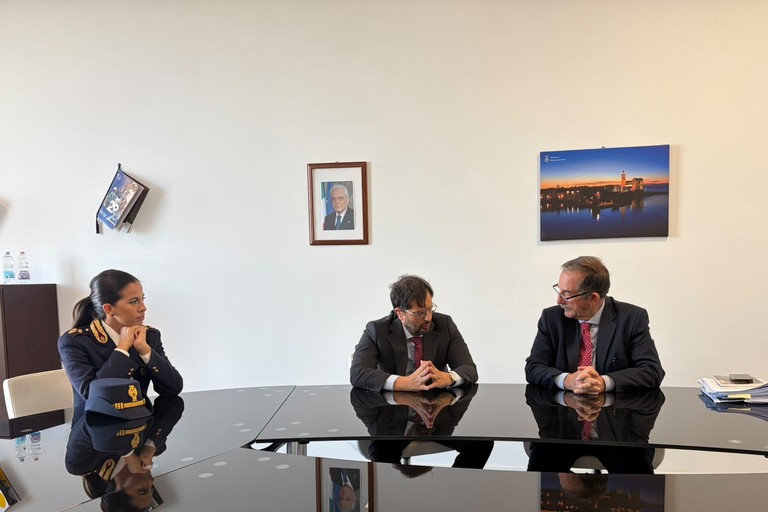 Lodispoto incontra il nuovo Questore De Stavola